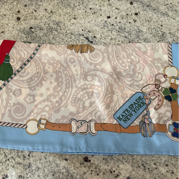 Only Piece!!! Lny Horse Silk Square Scarf from Kate Spade New York - Picture 9 of 11